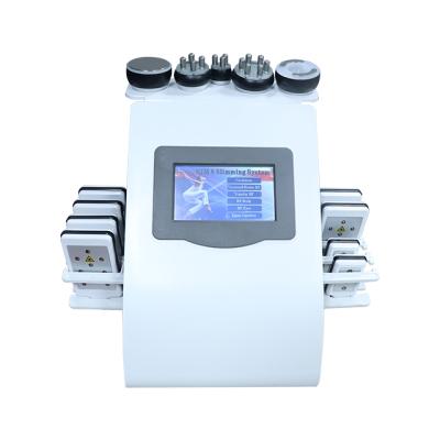 China Weight Loss 6 in 1 Home Body Slimming Vacuum Cavitation System S Shape Machine Face Skin Care for Vacuum Cavitation System for sale