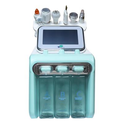 China Peel Revitalizer 6 in 1 Face Clean Skin Care Set Facial Machine Multifunction Microdermabrasion Beauty RF Face Massager Home Equipment for sale