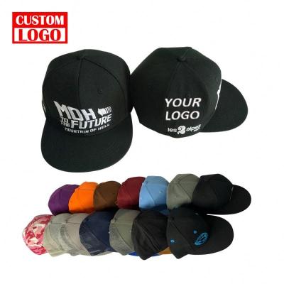 China COMMON Custom Design Custom Men's Fashion Cotton Simple Gorras Snapback Snapback Hats 100% Custom Hats Suppliers for sale