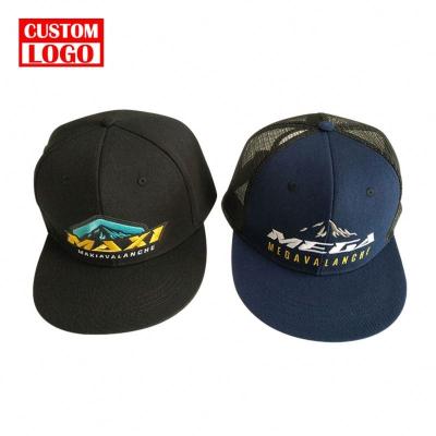 China COMMON Wholesale Original Cheap Custom Hat Embroidery Goods Quality Flat Brim Flat Brim Hat Customized Customized Snapback Hip Hop Hats for sale