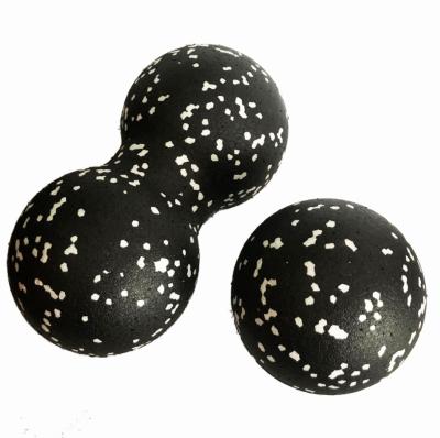 China PPE Double Peanut Massage Ball Lacrosse Ball for Deep Point Therapy Foot Pain Relief Muscle Relaxation Ball for sale