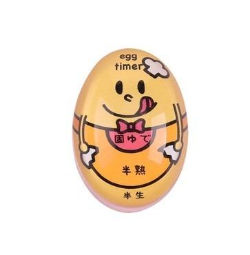 China Silicone Viable Color Egg Timer Heat Sensitive Changing Egg Timer in Boiling Water for Cooking Temperature Kitchen Helper for sale