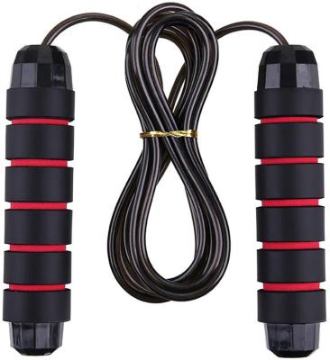 China Gym Exercise Adjustable Jump Rope With Foam Handles Jump Rope Without Speed ​​Tangle Weighted Jumping Suitable For Fitness And Exercise for sale