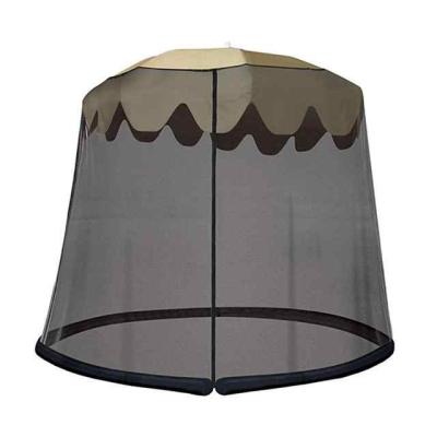 China Modern Outdoor Umbrella Table Mosquito Net Screen Mosquito Netting Fits Patio Tables for sale