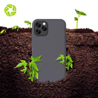 China Laudtec Shockproof Bamboo Fiber Compostable Phone Cases 100% Biodegradable Phone Case For iPhone 13 Pro Max for sale