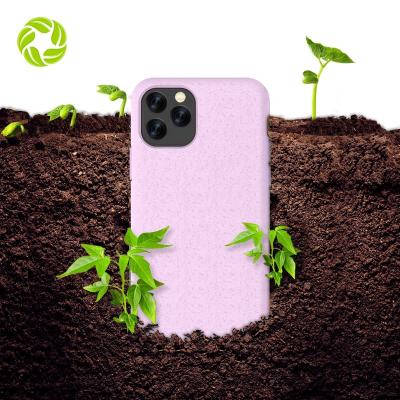 China Laudtec Shockproof Fiber Compostable Phone Cases Biodegradable Phone Case For iPhone 13 Mini Pro Max 5G for sale