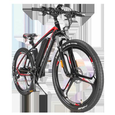 China Aluminum Alloy Wholesale factory price electric mountain bike 26 inch OEM electric bike with 27 speed cheap electric bicycle for sale