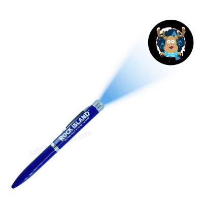 China Promotional Pen LED BALLPEN Customized OEM LOGO IMAGE LOGO PROJECTOR TORCH PEN LIGHT for sale