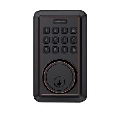 China Hotel Smart Electronic Smart Master Bedroom Password Security Voice Recognition Door Deadbolt Wooden Deadbolt Lock for sale