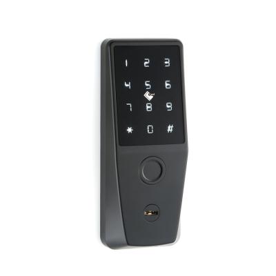 China People Counting Zinc Alloy Fingerprint Electronics Bedroom Home Tuya Handle Smart Key Door Lock for sale