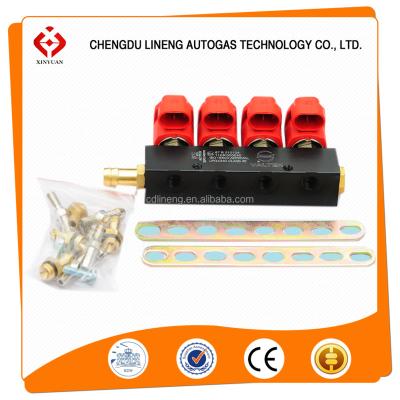 China lpg /cng /lpg injection system sequential rail injector 160*50*70 for sale