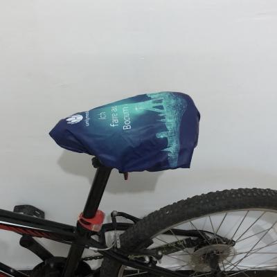 China European Promotion PVC Waterproof Sun Dust UV Bike Bicycle Saddle Seat Cover With Full Printing for sale