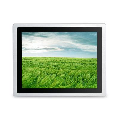 China Industrial Application 12 Inch Embedded Capacitive Touch Screen Monitor IP66 3mm Front Bezel Industrial Aluminum Alloy Case CE/3C/FCC/ROHS/ISO9001 for sale