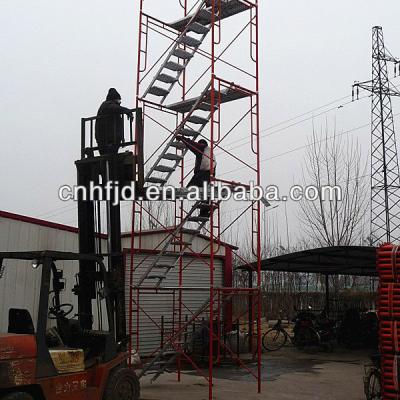 China 1219*1700*1829mm Steel LADDER Poster Frame H-frame Scaffolding System For Construction Made In China HF-L1 for sale