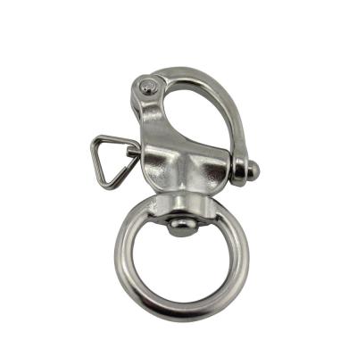 China Super Strong Round Quick Release Ring Camera Belt Aecessory Stainless Around Ring Swivel Snap Shackle for sale