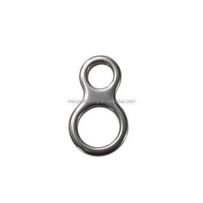 China Never Rust Solid Stainless Steel Figure 8 Fishing Rings For Fishing Aid Basting Hook for sale