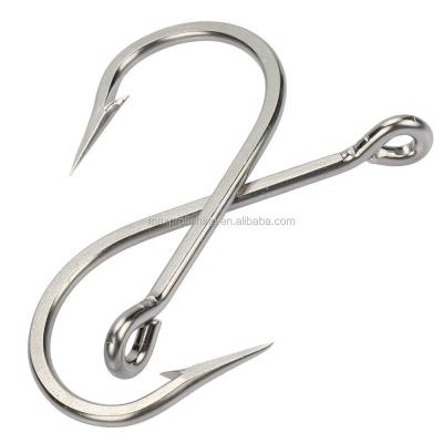 China Stainless Steel Live Bait Big Game Sea Saltwater Fishing Hooks for sale