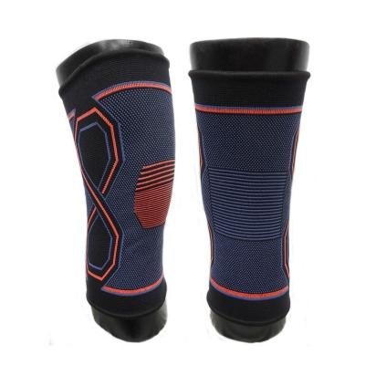 China Spandex Knee Compression Sleeve Neoprene Knee Supporter Knee Brace Nylon Elastic Knitted Design for sale