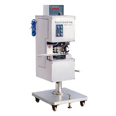 China Aluminum Sausage Wrapping Pneumatic Sausage Wire Clipper Machine for sale