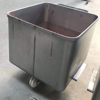 China Vegetable processing plant factory supplier trolley jump car for meat and sausage for sale