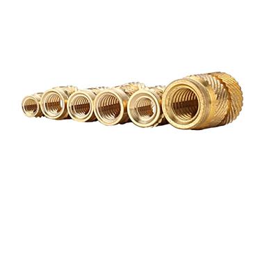 China M2 Retail Industry Compressed Knurled Brass Plastic Insert Nut for sale