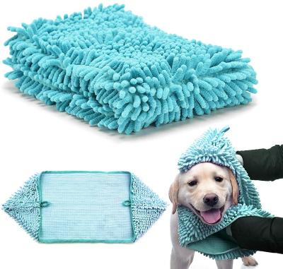 China Dog Bath Towel Pet Towel Dog Pet Towel Pet Viable Soft Cleaning Embroidered Grooming Grooming for sale