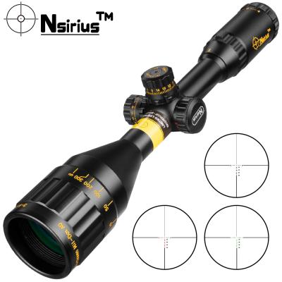 China Nsirius 3-9X50 Aoe Goud Scope Scope Rood Groen Optical Reticle Illuminated Hunting Rifle Scope FW27-TLX02 for sale