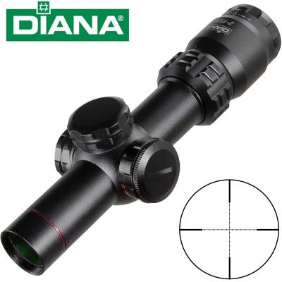 China DIANA HD 2-7x20 Mil Dot Hunting Riflescope Illumination Reticle Sight Rifle Scope Sniper Hunting Scopes FW44-DAN-520 for sale