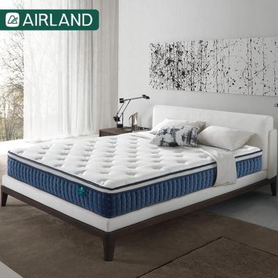 China Foldable Airland Compress Roll Up Box Fabric Foam Hotel 5 Zone Queen King Size Bonnell Coil High Quality Bed Pocket Spring Mattress for sale