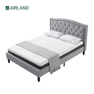 China Factory Direct Adjustable Air Land High Quality Set Wooden Luxury Double King Size Bed Modern View (Other) for sale