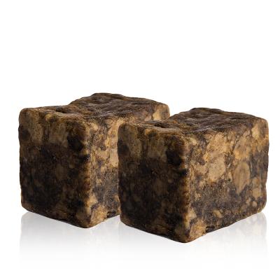 China Custom 100% Natural Organic Skin Care Base Cleansing Handmade Deep Cleansing Exfoliating Whitening Raw African Black Soap African Black Soap for sale