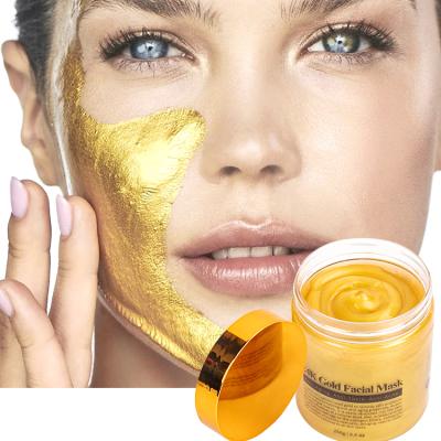 China Wholesale Private Label Nourishing Natural Anti Aging Whitening Moisturize Peel Off Firming Collagen 24k Gold Tightening Mask for sale