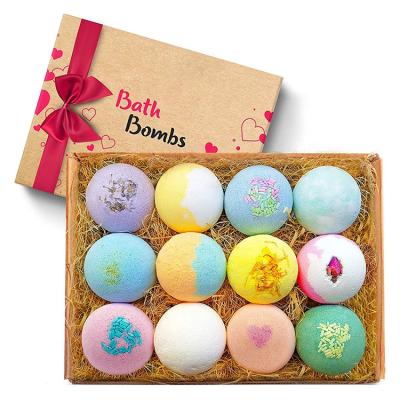 China Wholesale Custom Daily Spa Christmas Bath Bombs Toys Gift Set Msds Organic Vegan Essential Oil Bath Bomb for sale