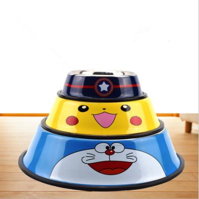 China CHENG YI Pattern Pet Feeder Automatic Food Dishwasher Water Bowl Cat Cartoon Stainless Steel Dog Animal Bowl for sale