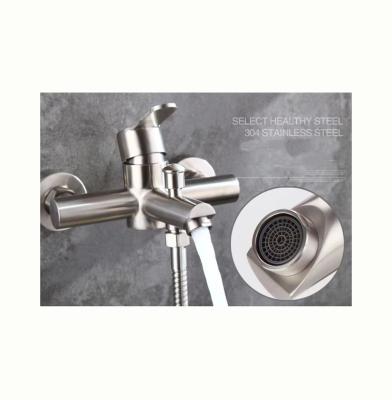 China With Modern Hot Selling Bathroom 304 Stainless Steel Slide Bar Deck Mounted Water Faucet for sale