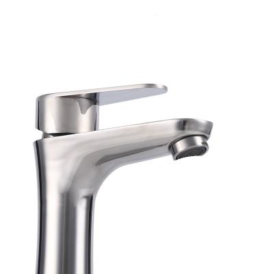 China Thermostatic Faucets Brass Body Brushed Kitchen Faucet for sale