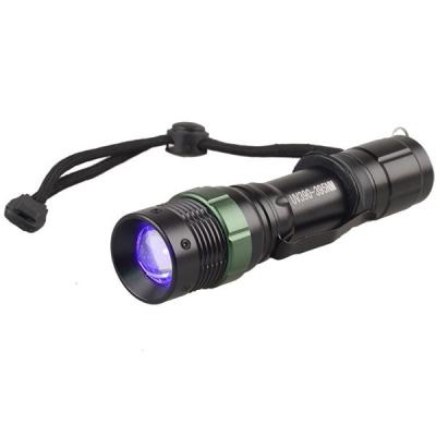 China Cheap Emergency Lighting Aluminum UV Purple Red Light Small Flashlight 395nm 625nm XPE Led Torch for sale