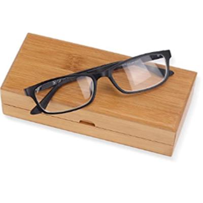 China Bamboo Sunglasses Case Bamboo Wooden Box For Glasses Eyewear Case (Glasses Is Not Included) for sale