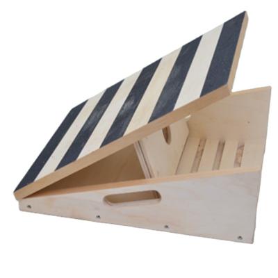 China Plywood Fitness Non-Slip Wooden Slant Board Adjustable Slope Board for sale