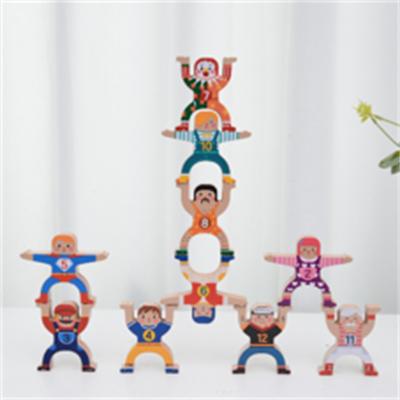 China Wooden Wooden Hercules Stacking Toy for Kids for sale