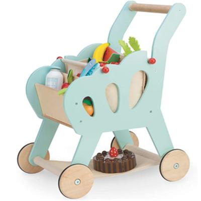 China Wooden Toy Trolley Doll Cart for sale