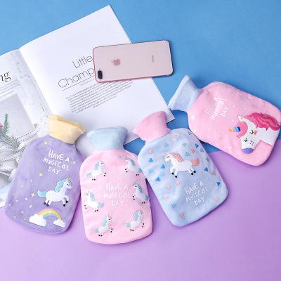 China 500ml Unicorn Water Bag Warmer Warmer Bag Winter Portable Belt for sale