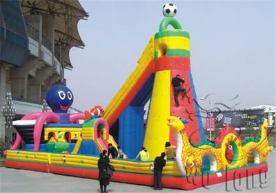 China inflatable princess bouncy castle, inflatable fun city, inflatable body bouncer for sale