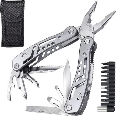 China Unrated Multitool 24in1 with Mini Tools Knife Pliers and 11-Bit Multi-Tool Multi-Tool Kit for Camping Backpacking Survival for sale