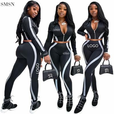 China Latest Design Anti-Pilling Long Cuffs Casual Long Sleeve Sportswear Women's Two-Piece Pants Set Women Two-Piece Pants Set for sale