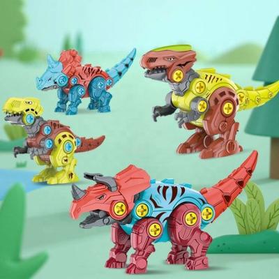 China Kid's Study Rod Toys New Design Diy Kit Self Assembly Kids Puzzles Toy Dinosaur For Educational for sale