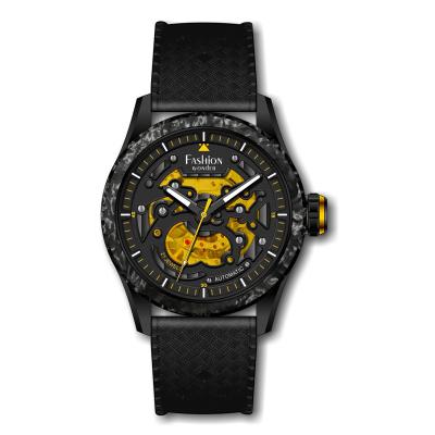 China High End Luxury Mens Watches Water Resistant Casual Personalized Mechanical Carbon Fiber Automatic Watch for sale