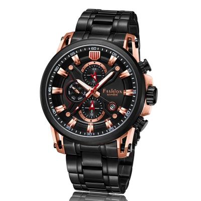 China Japan Original Movt Men's Chronograph Chronograph OEM Design Military Luxury Sports Wristwatches for sale