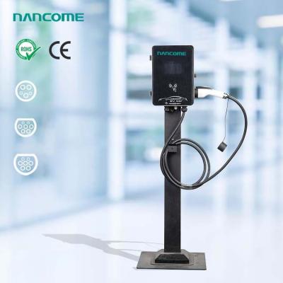 China AC Home Commercial EV Charging New energy vehicle charging pile 7 kw ev charger 1 phase  AC charging pile Fast charging for sale