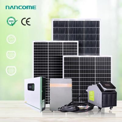 China Home high output energy for solar system 10kw on grid power system solar panel for home use with ev charger for sale